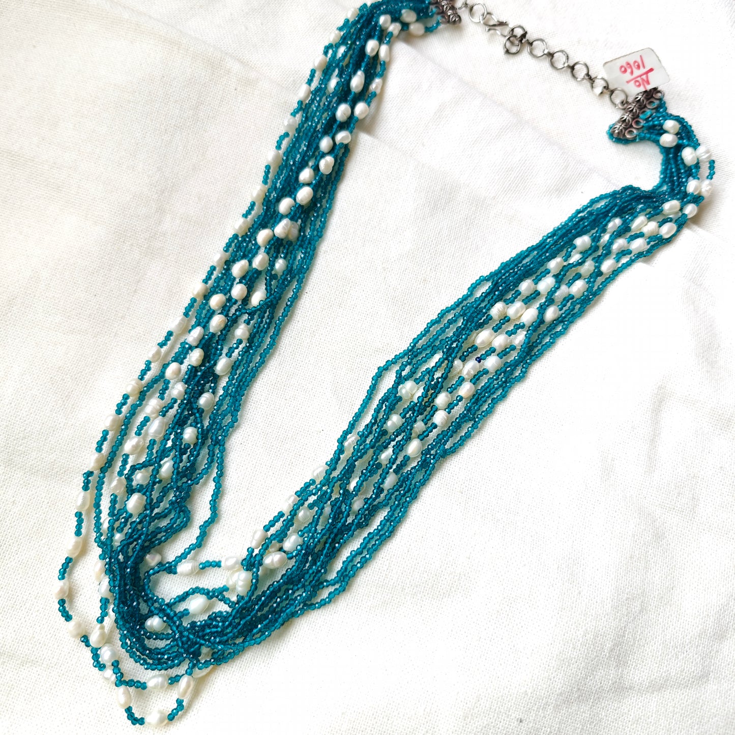 Turquoise Onyx Beaded Multiple Layered String