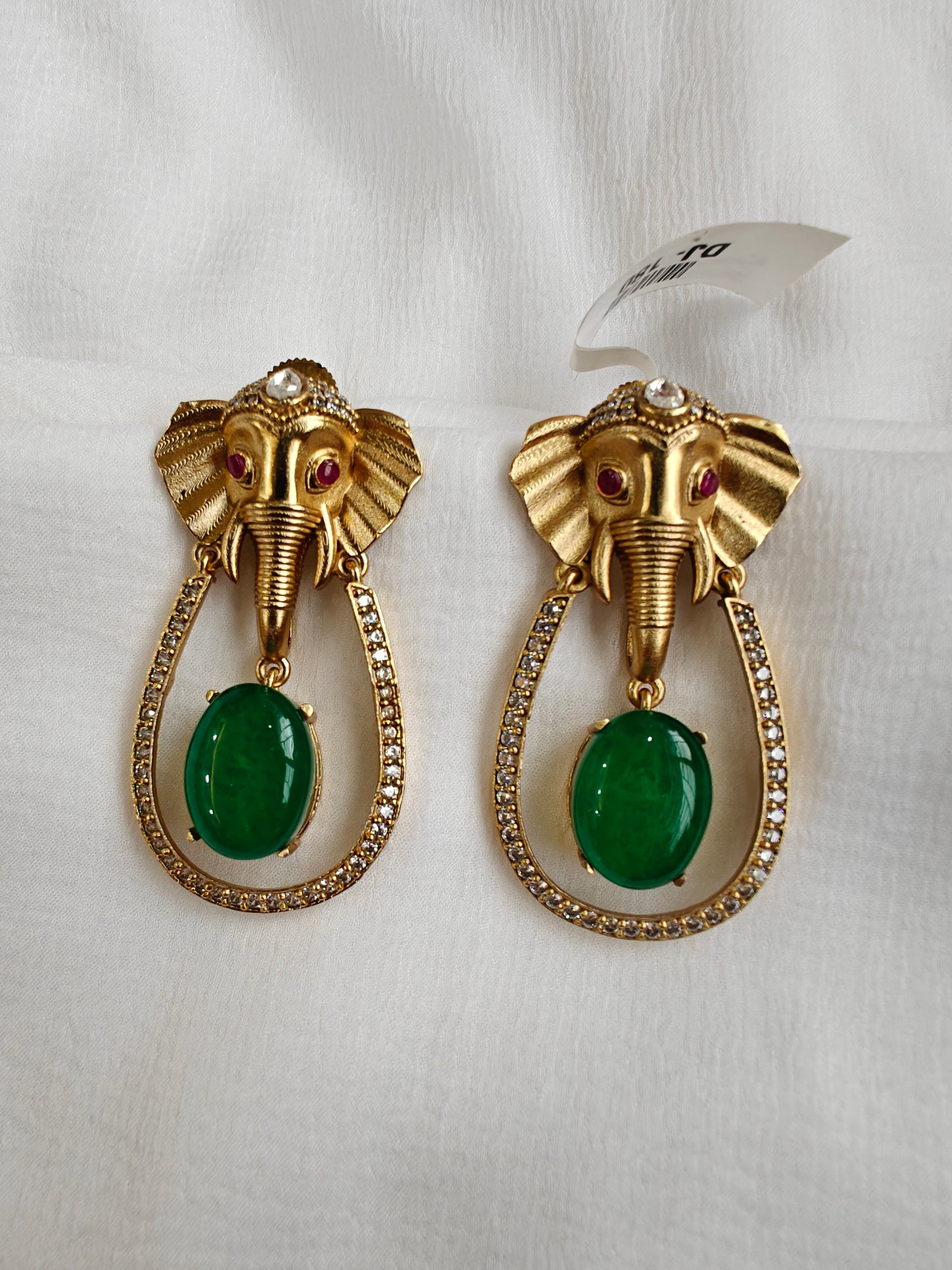Ganesha Drop Earrings