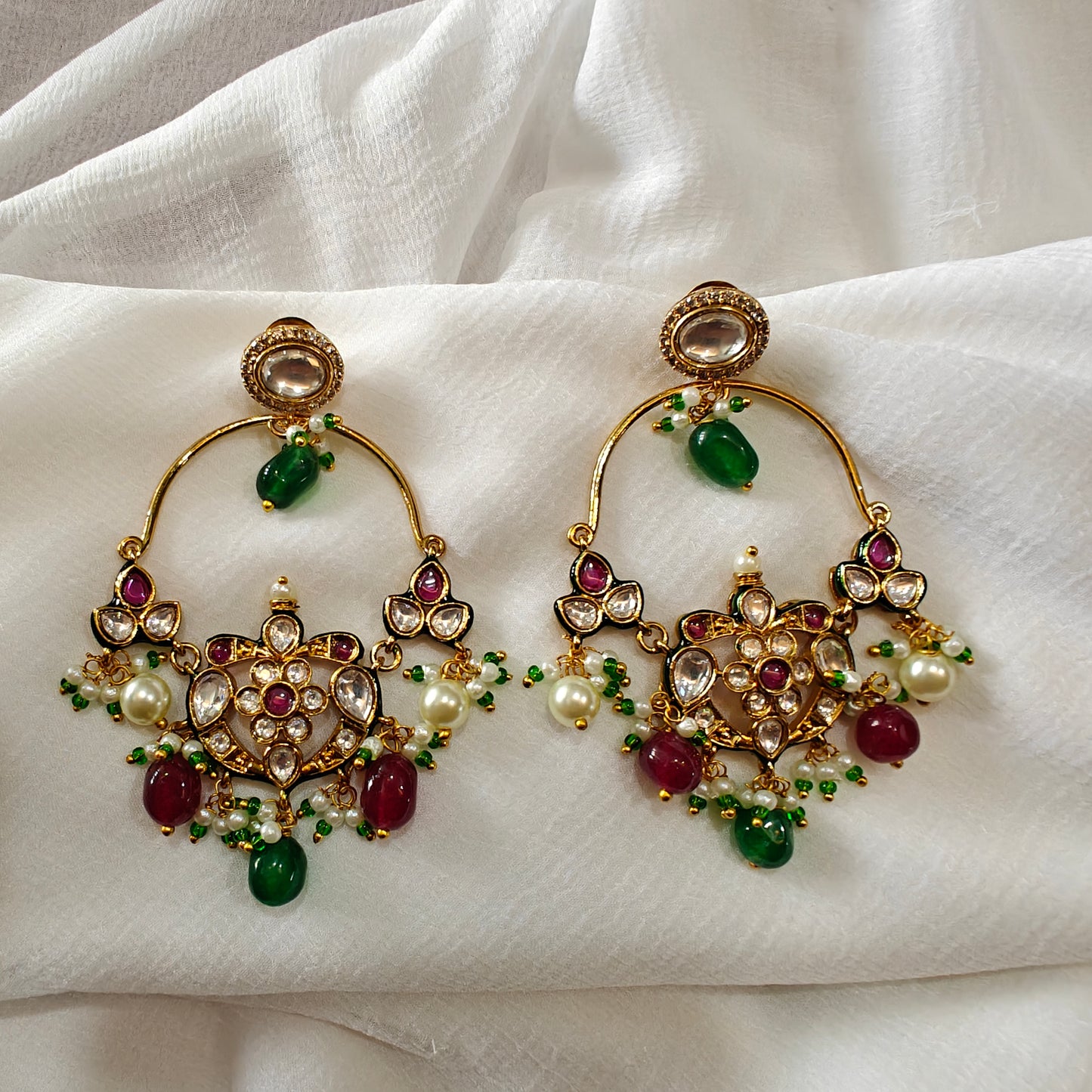 Multicolored Chaandbali