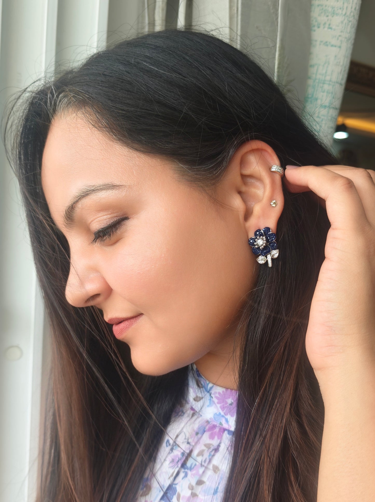 Daisy Flower Stud Earrings
