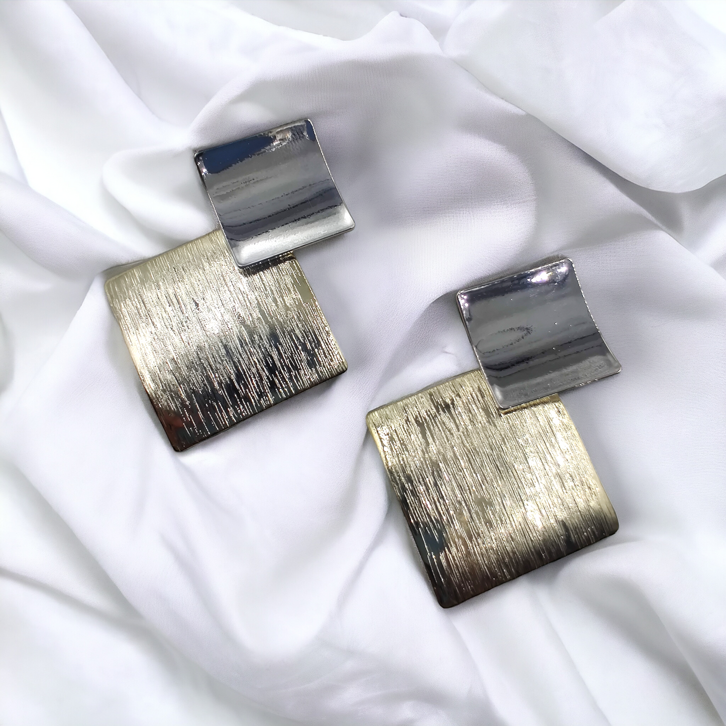 textured fashion earrings