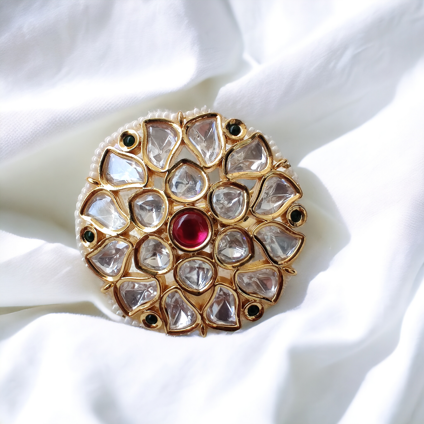 polki jadau ring (adjustable)