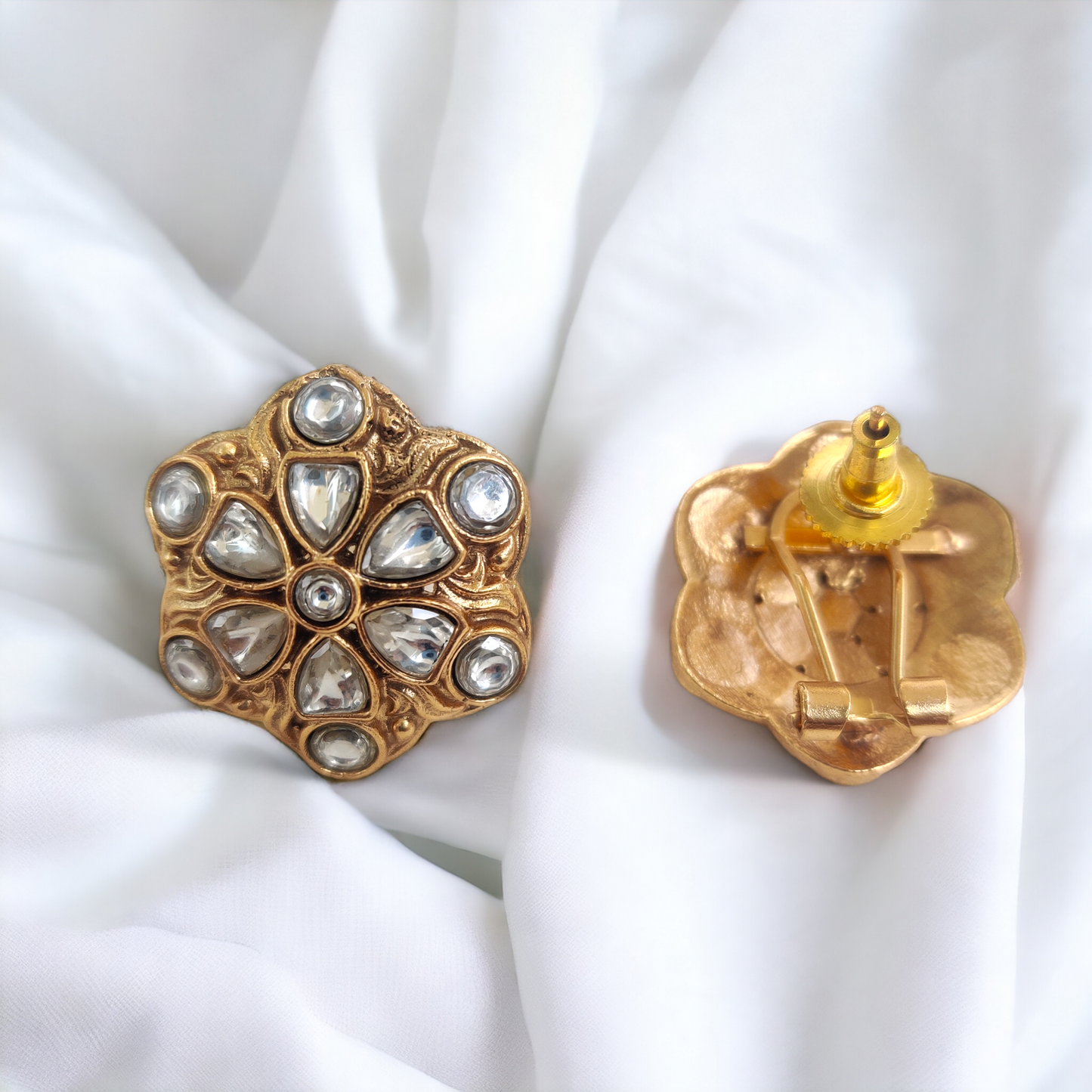 polki drop pendant set