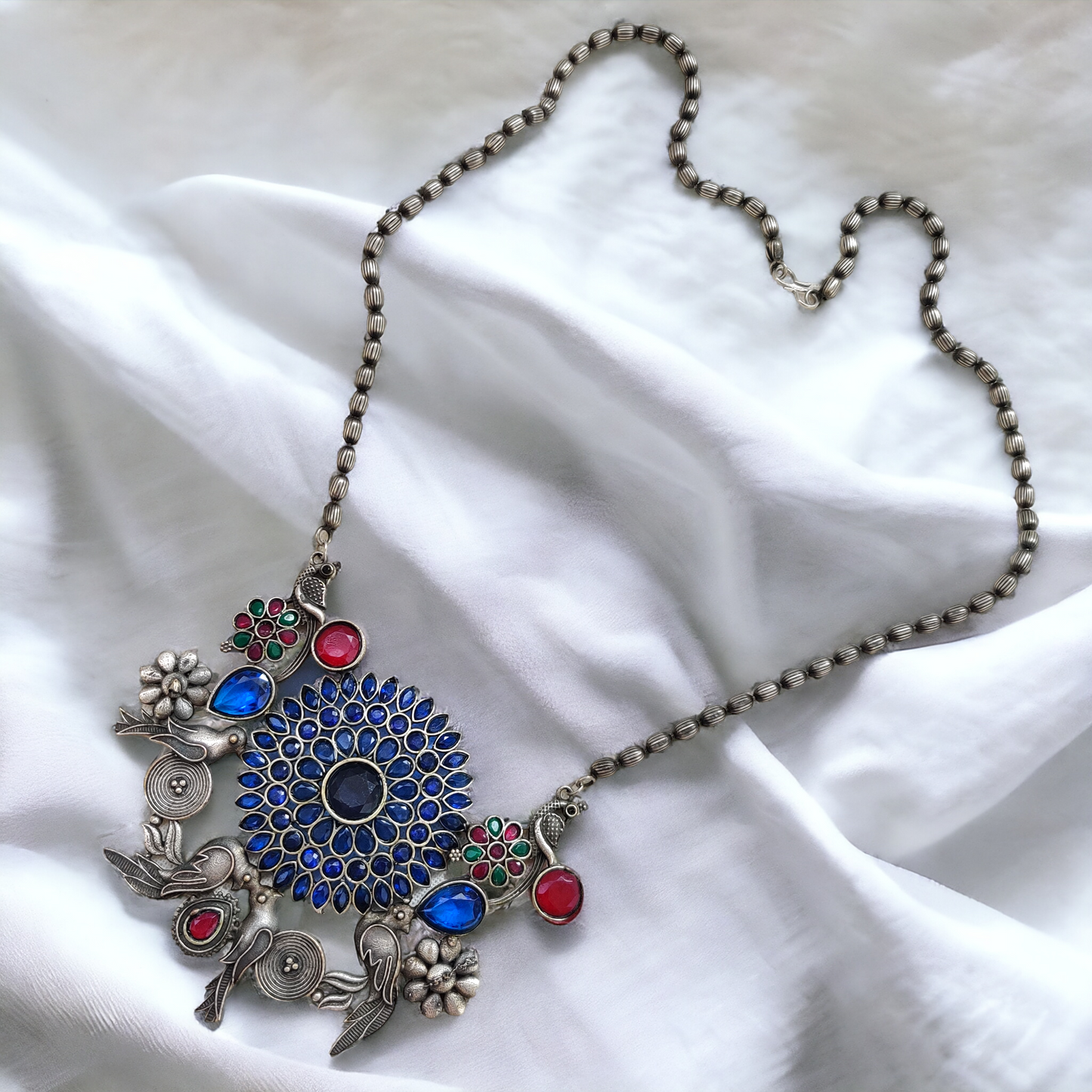 Hand Crafted Silver Replica Necklace