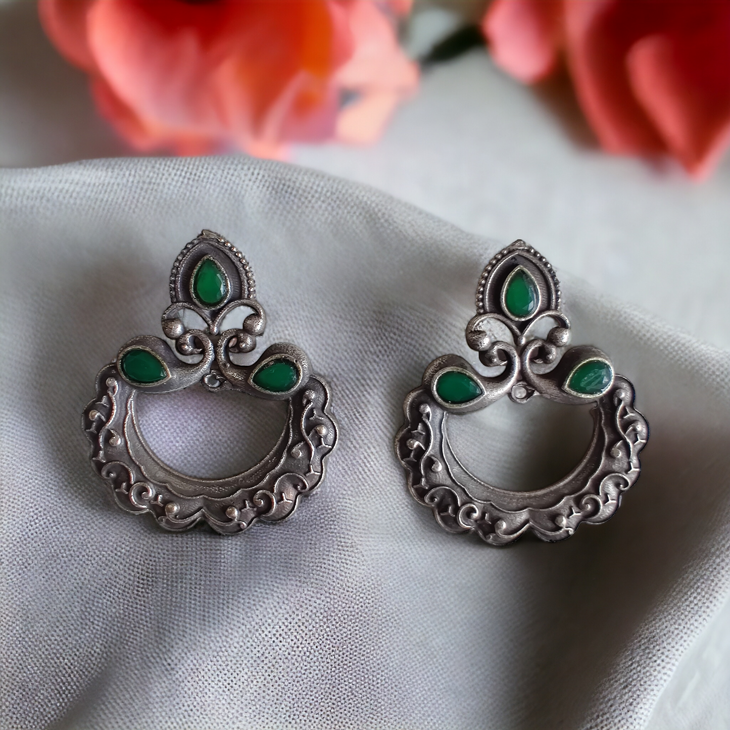 Oxidized Earrings