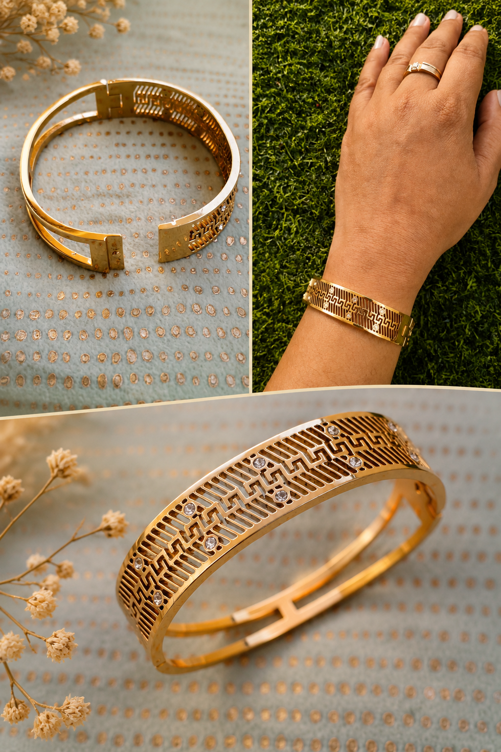 Anti Tarnish Broad Bracelet