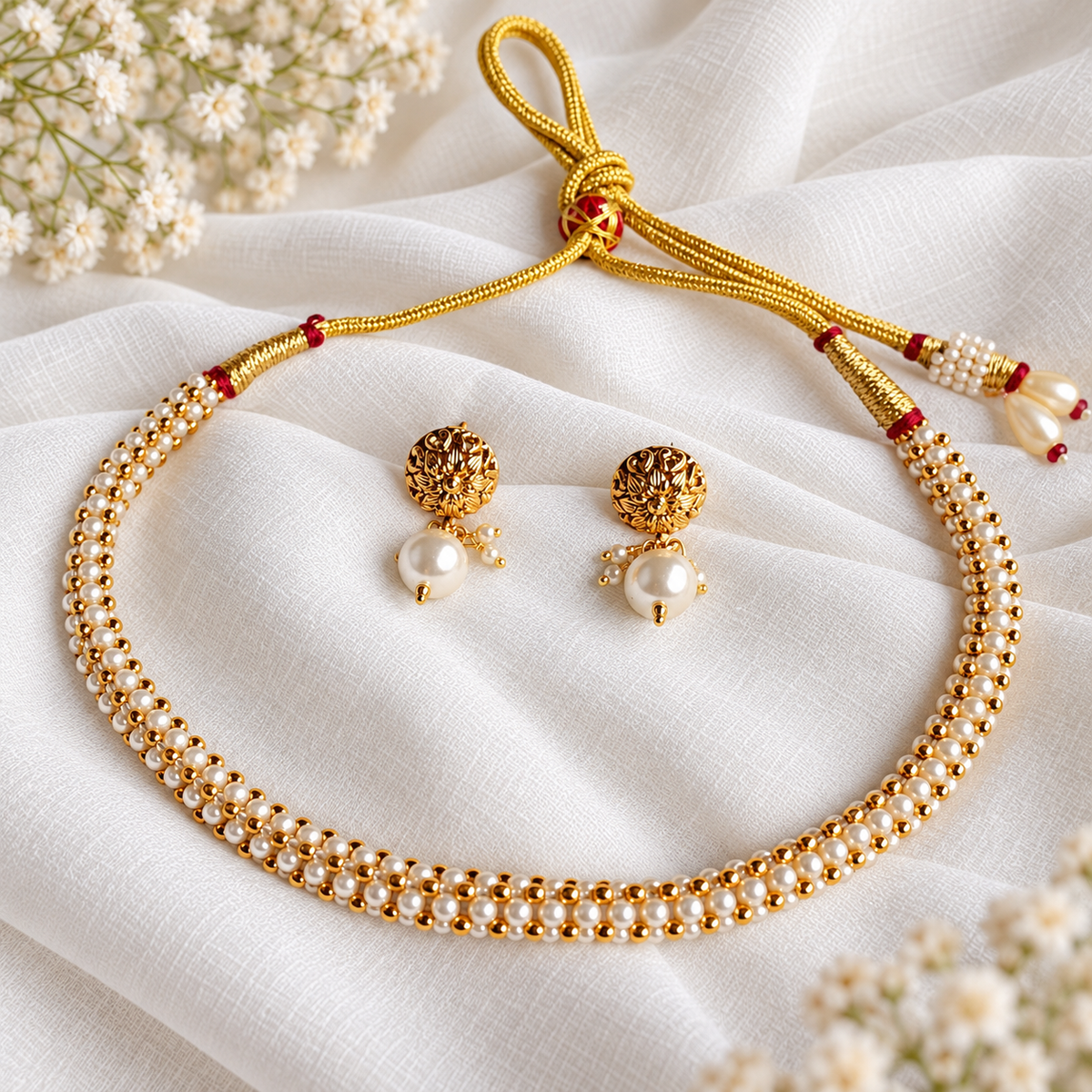 Sleek Thushi Necklace