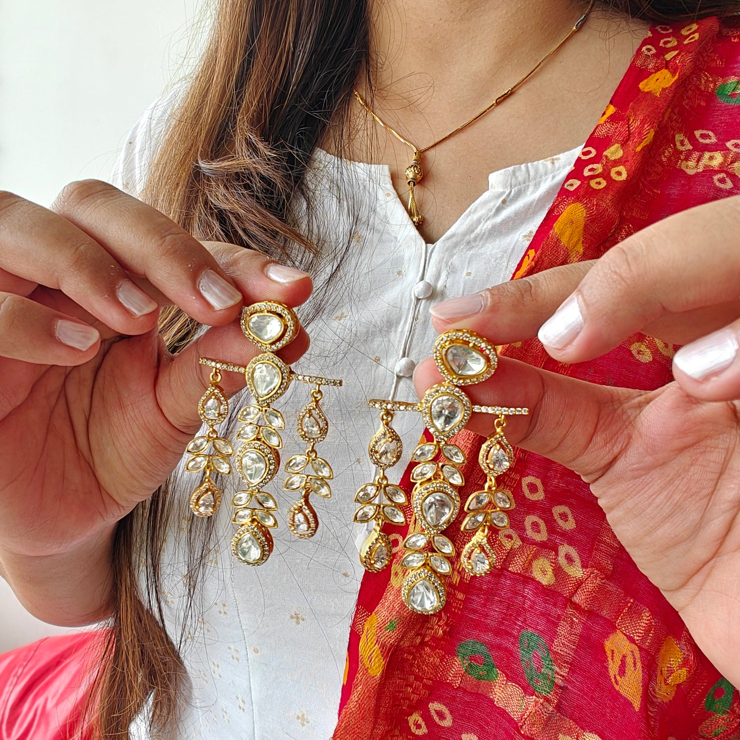 Tripple Drop Dangler Earrings