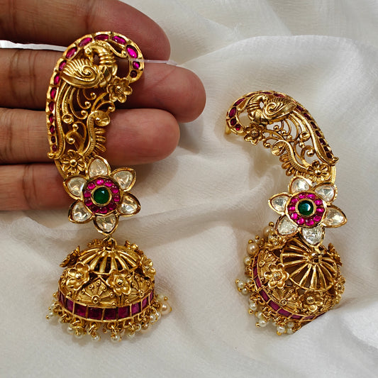 Kemp Studded Earcuff Jhumka