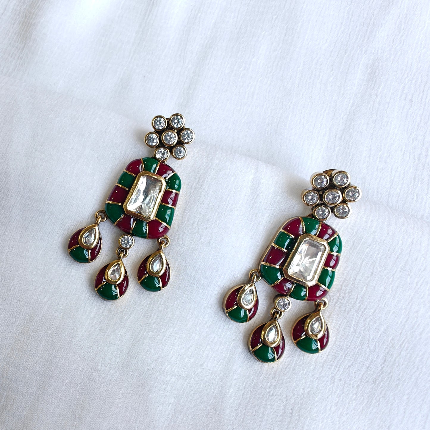 Layered Polki Neckline