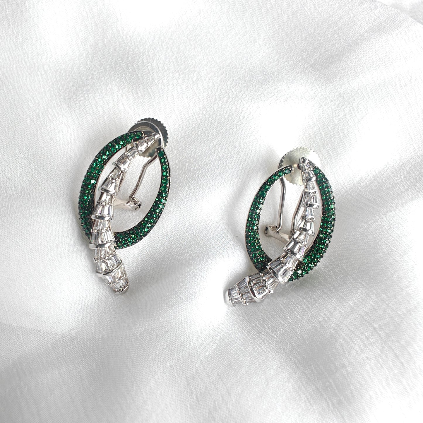 Q-tip Designer Stud Earrings