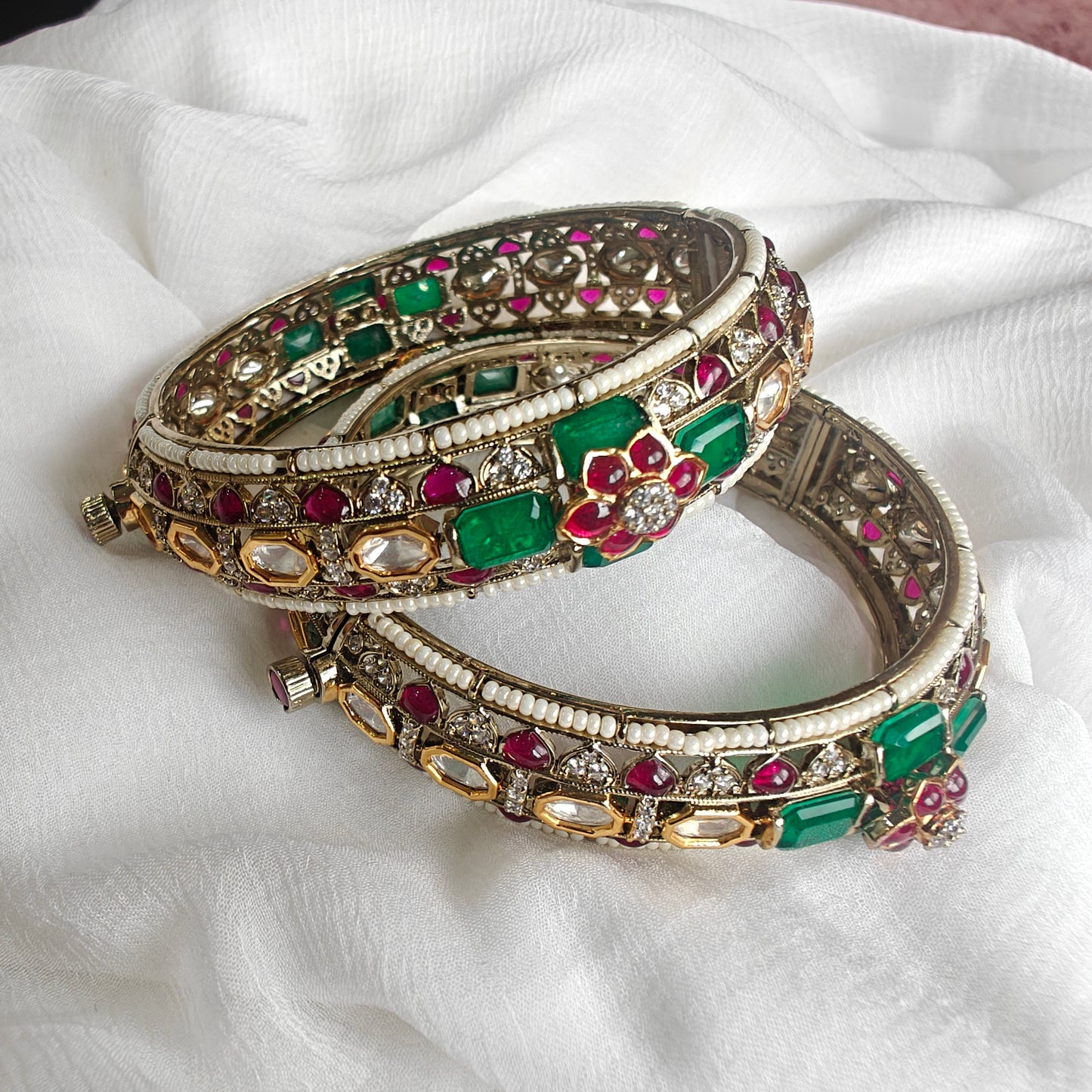 Polki Jadau Bangles