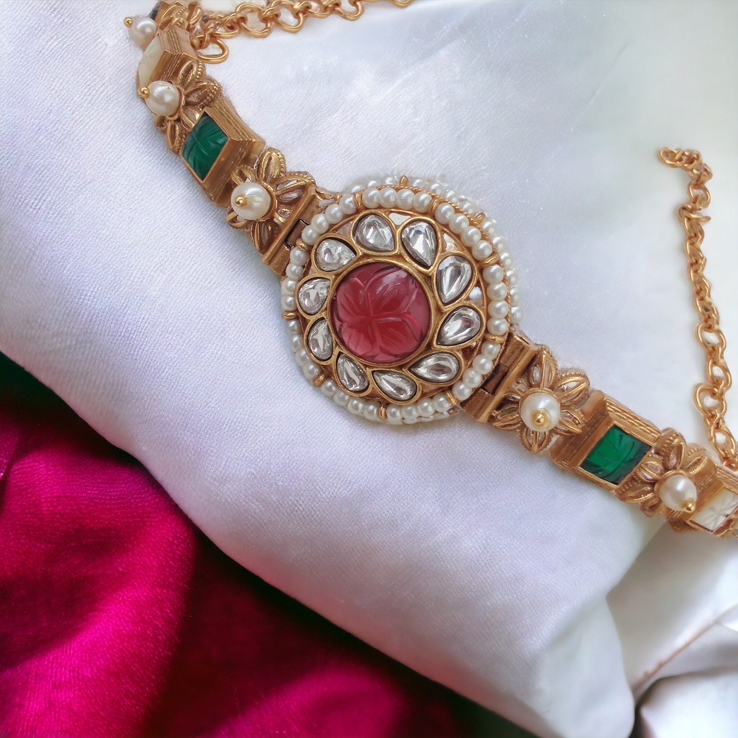 Jadau Navratan Choker