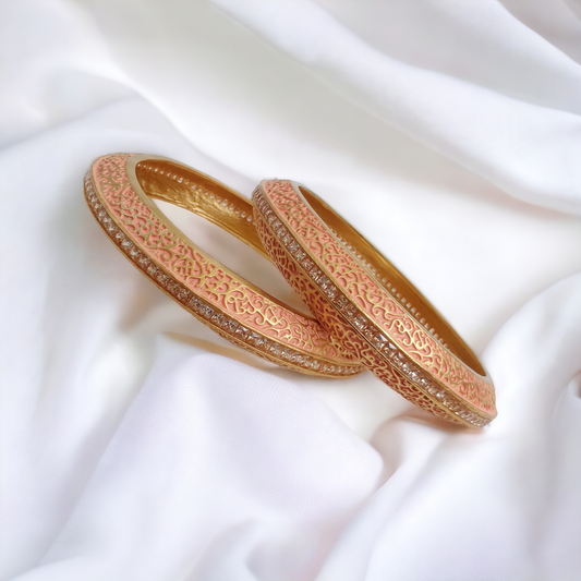 pastel meejewenakari bangles