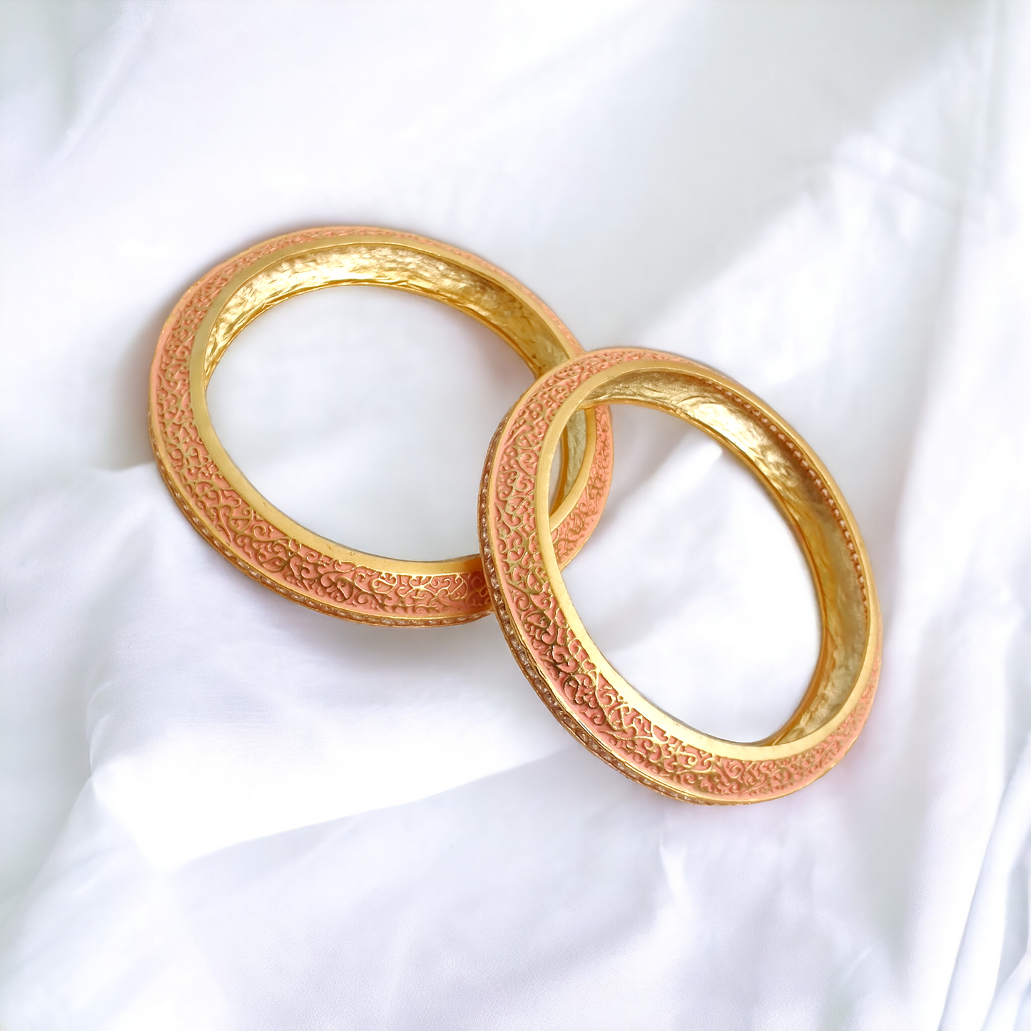 pastel meejewenakari bangles