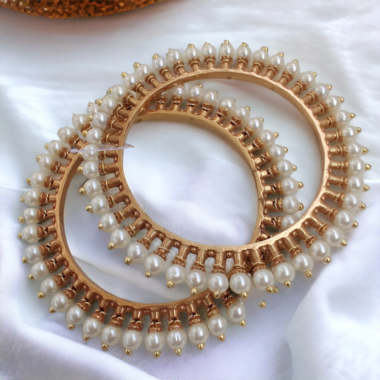 pearl pacheli bangles (set of 2)