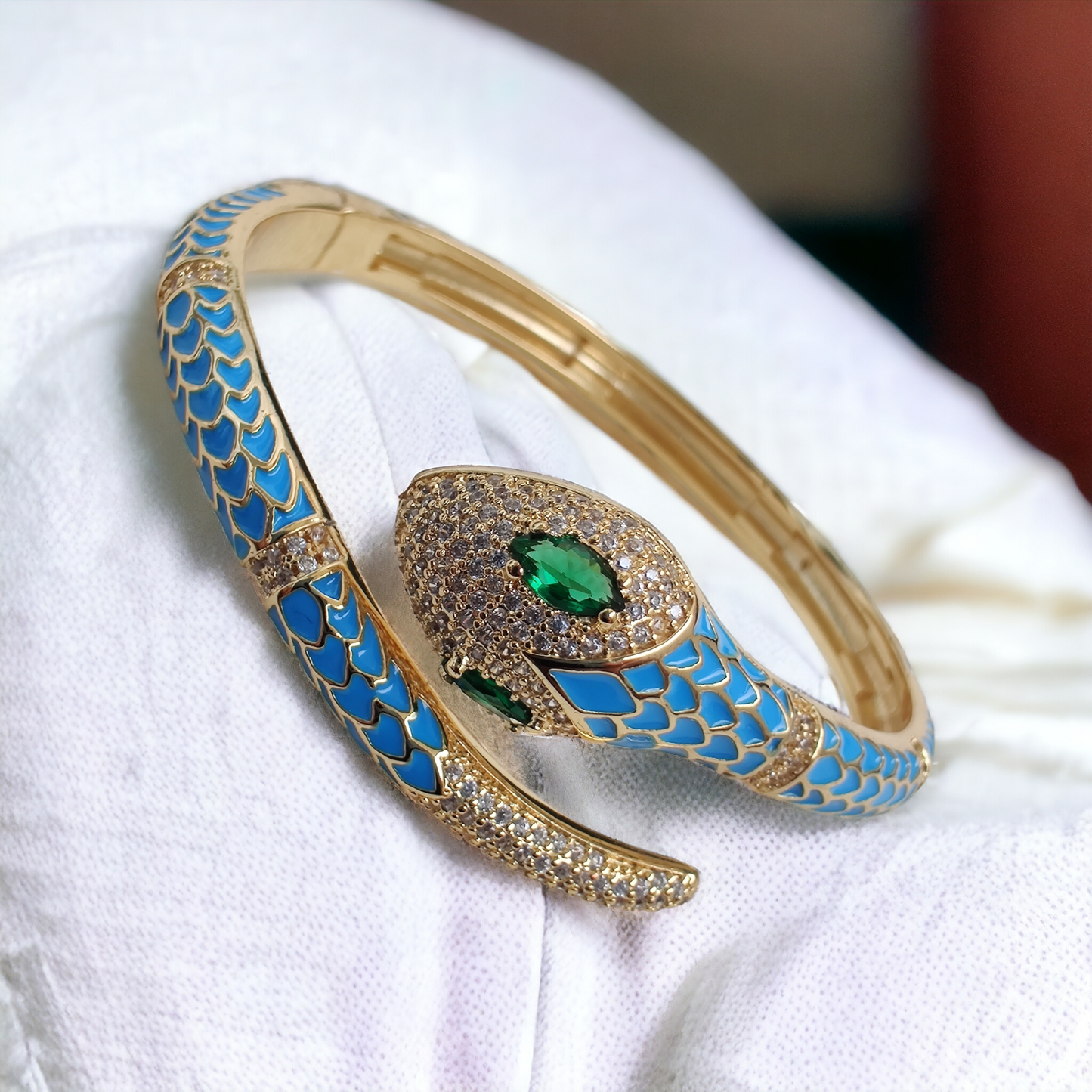 snake meenakari bracelet