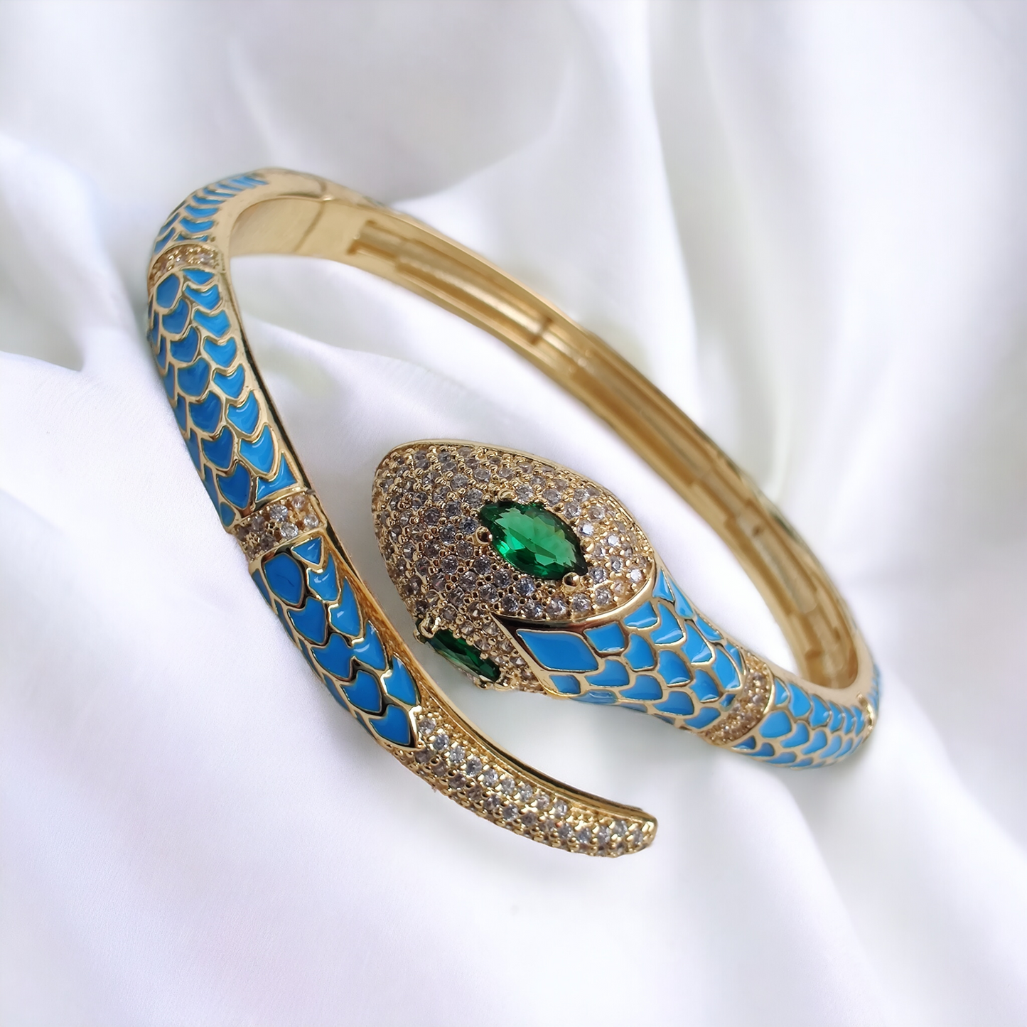 snake meenakari bracelet