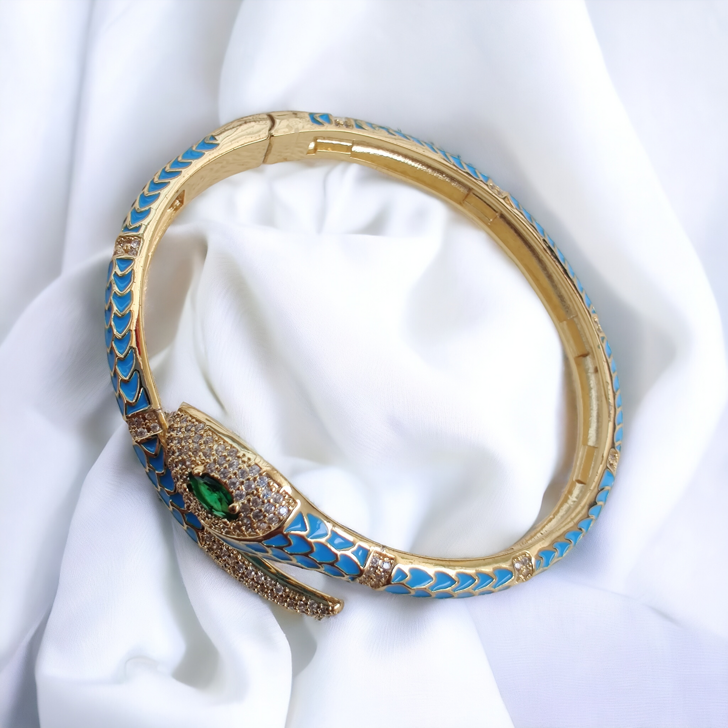 snake meenakari bracelet