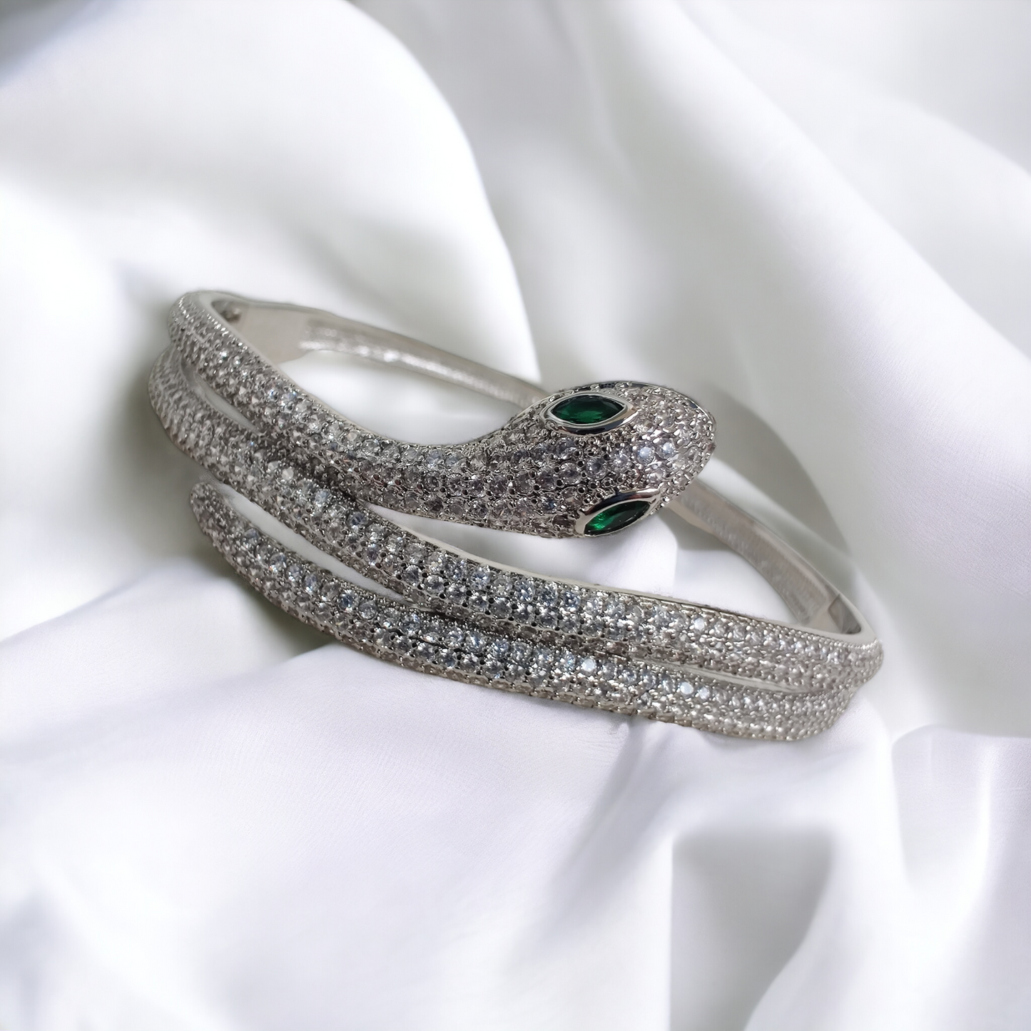 snake multi layered bracelet with ring (size6)