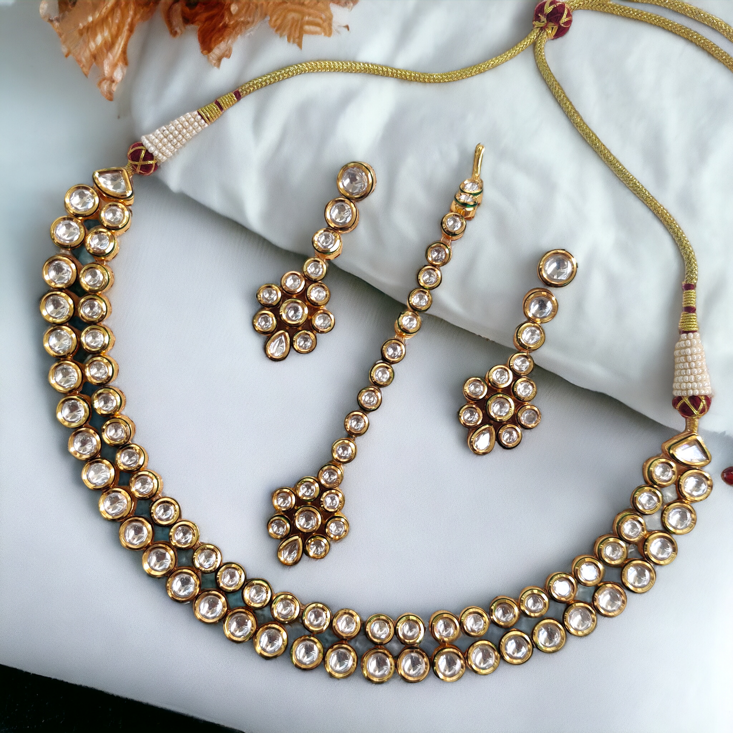 pachi kundan necklace set