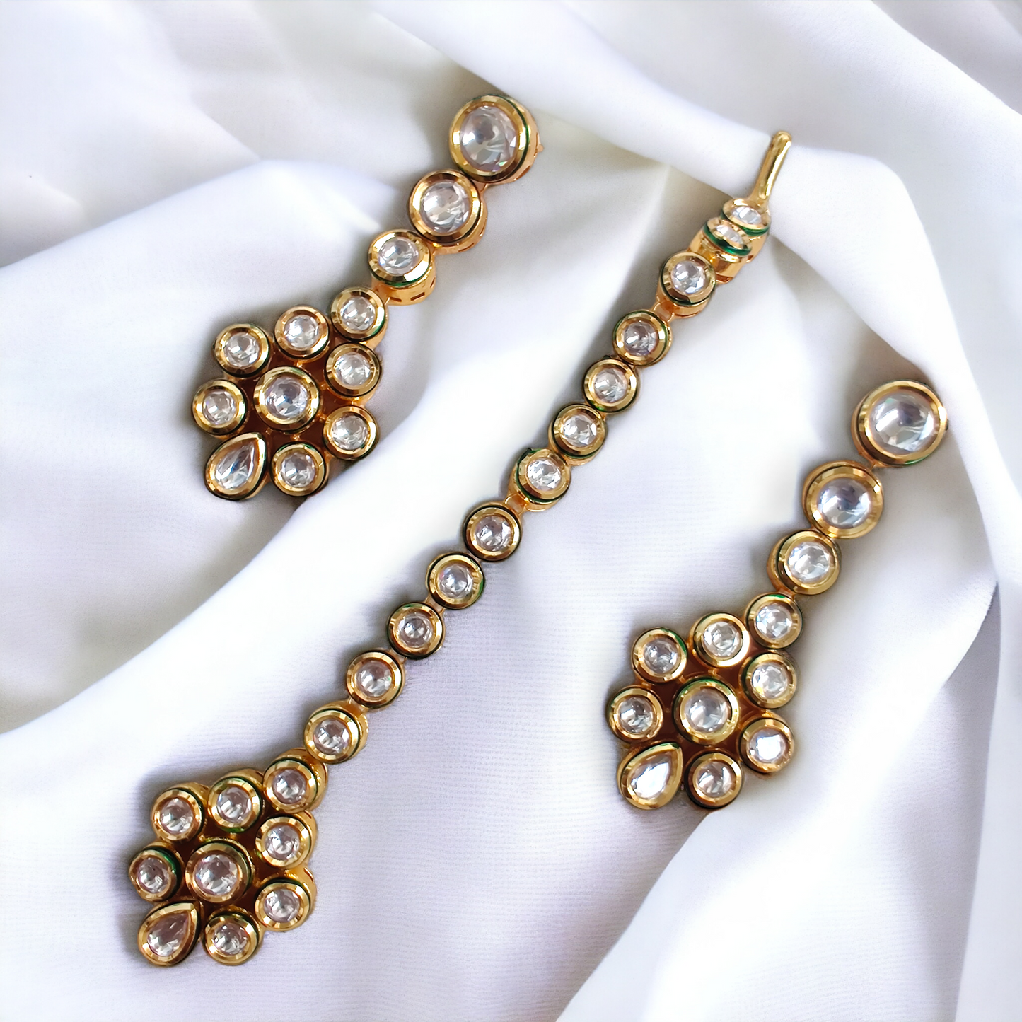 pachi kundan necklace set