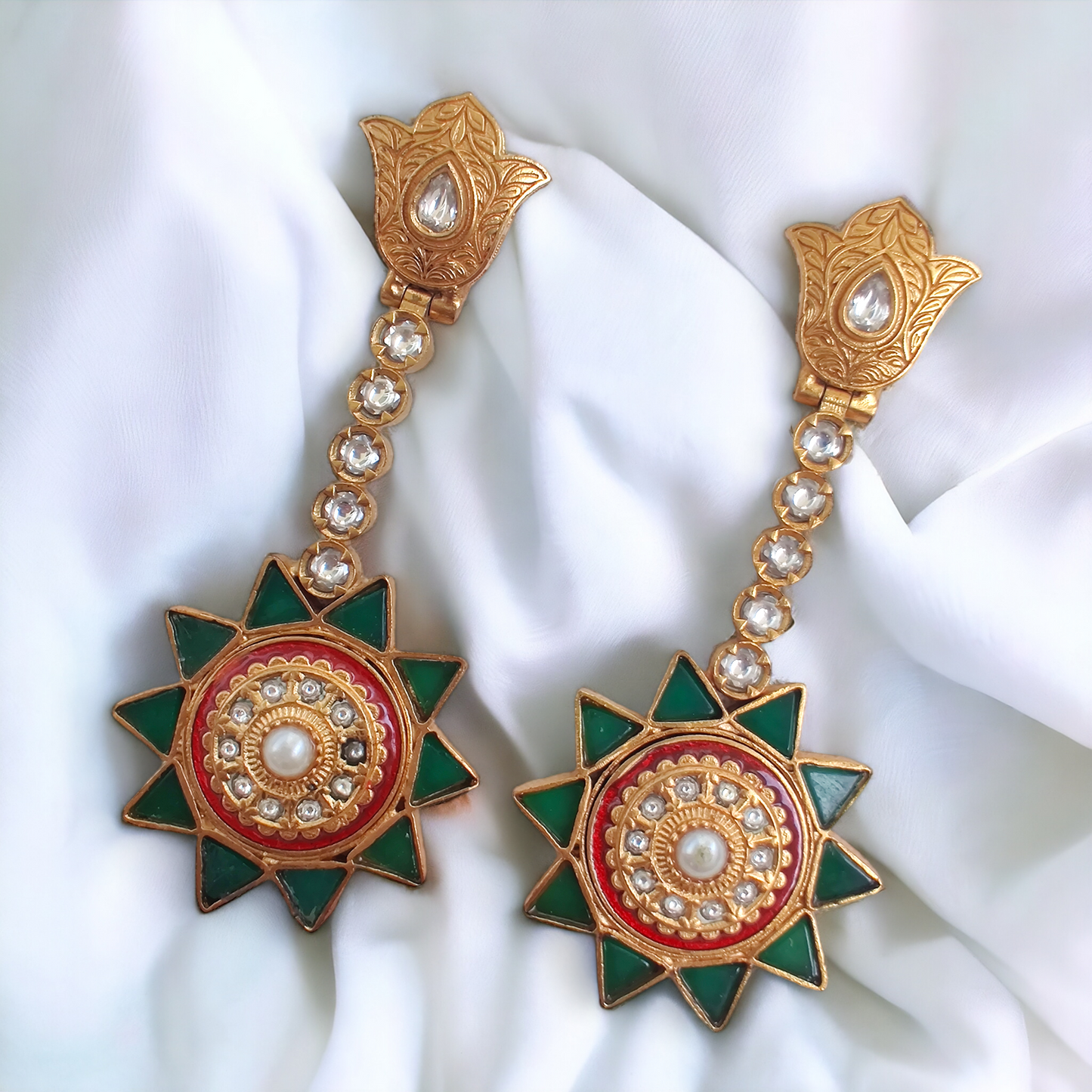 Amrapali Meenakari Danglers