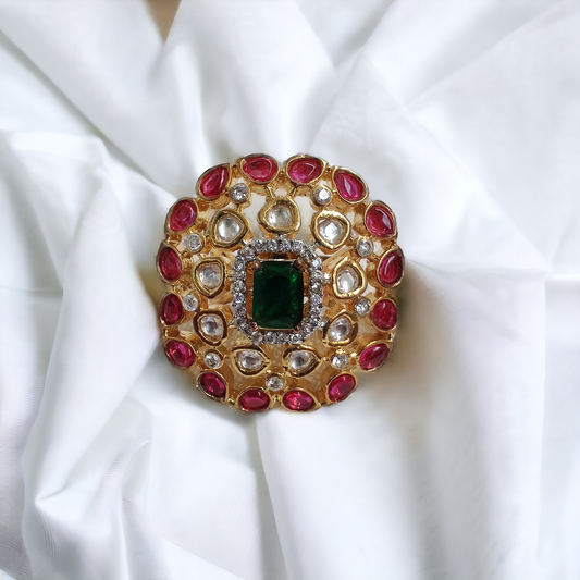 Jadau Ethnic Adjustable Rings