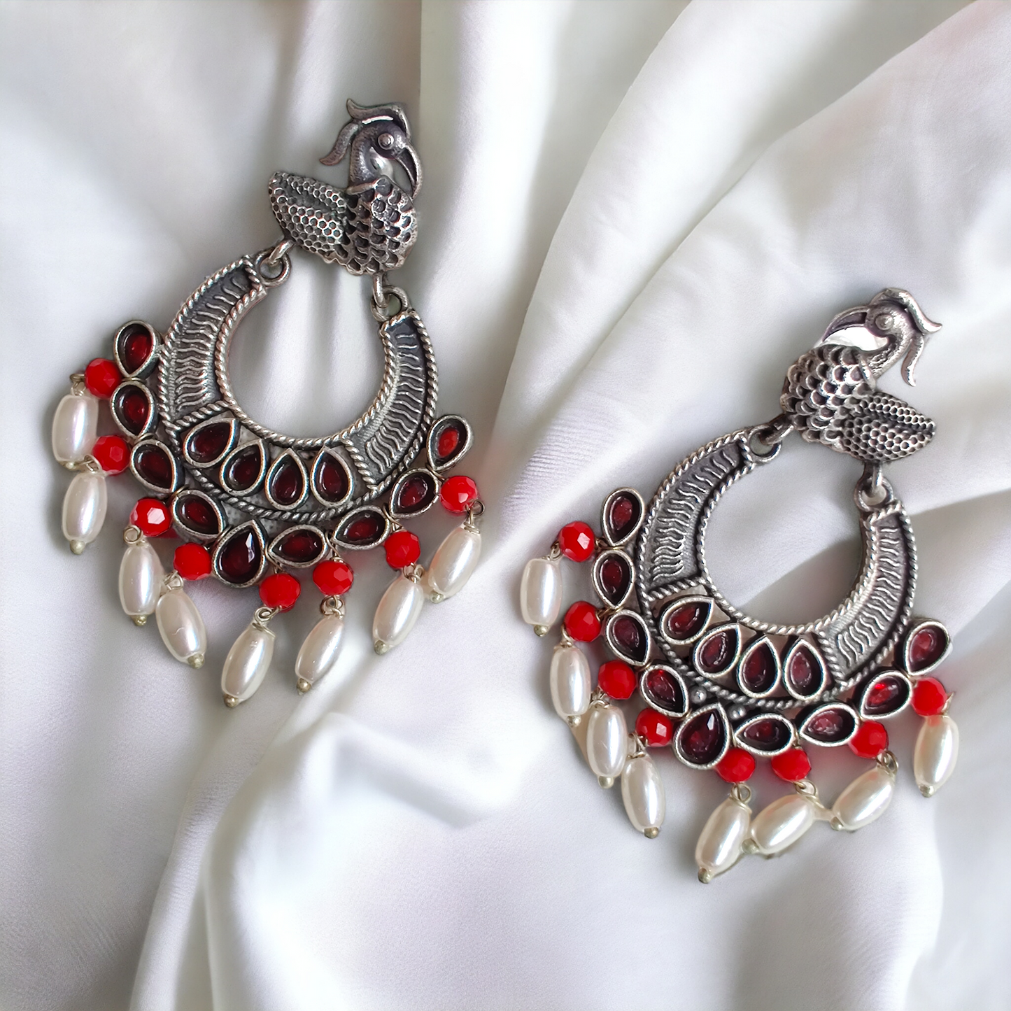 Oxdized Earrings