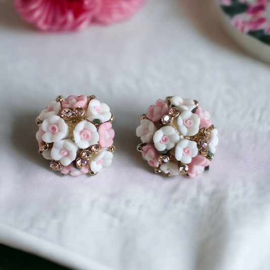 Pastel Flower Studs