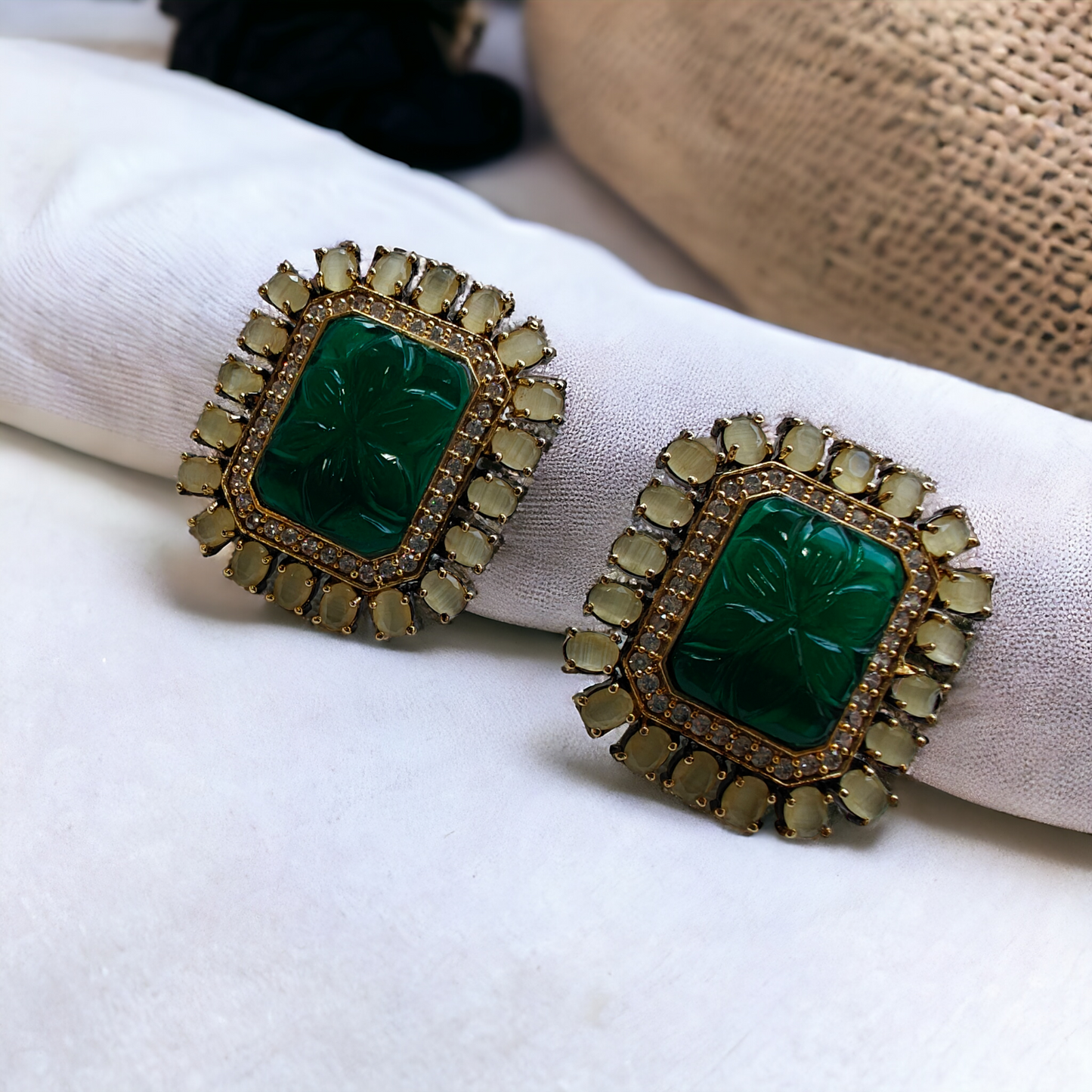 Victorian Antique Stud Earrings