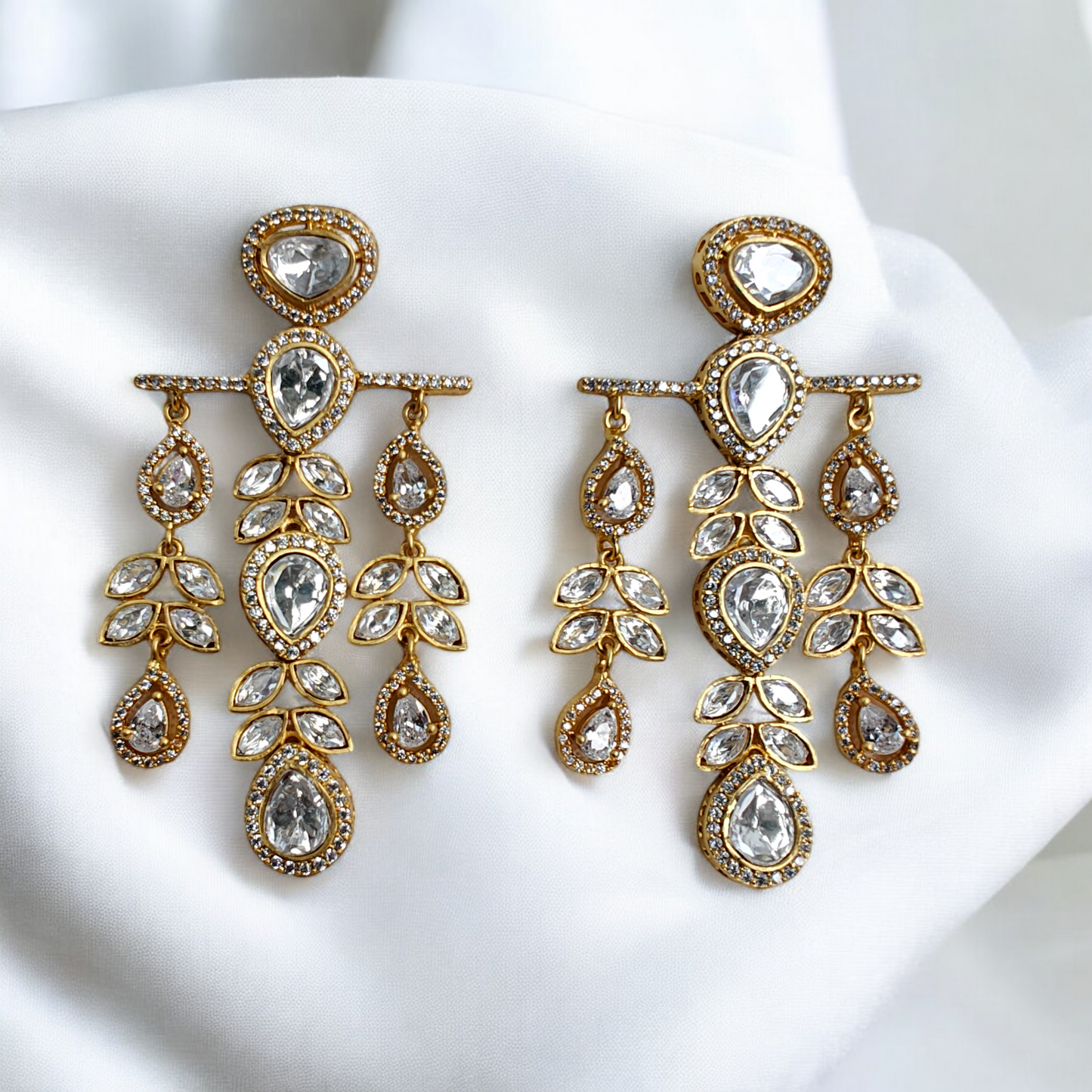 Tripple Drop Dangler Earrings