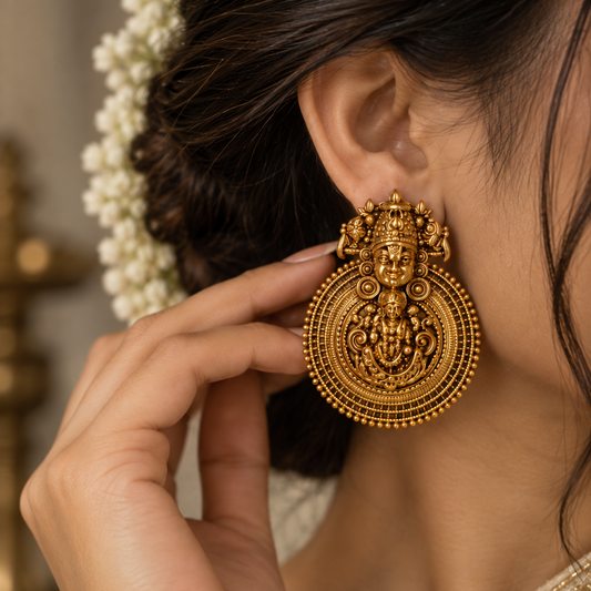 Jagannaath Ji Stud Earrings