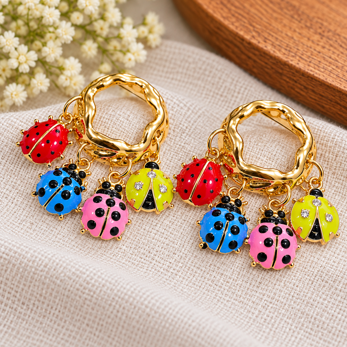 Colour Pop Bug Danglers