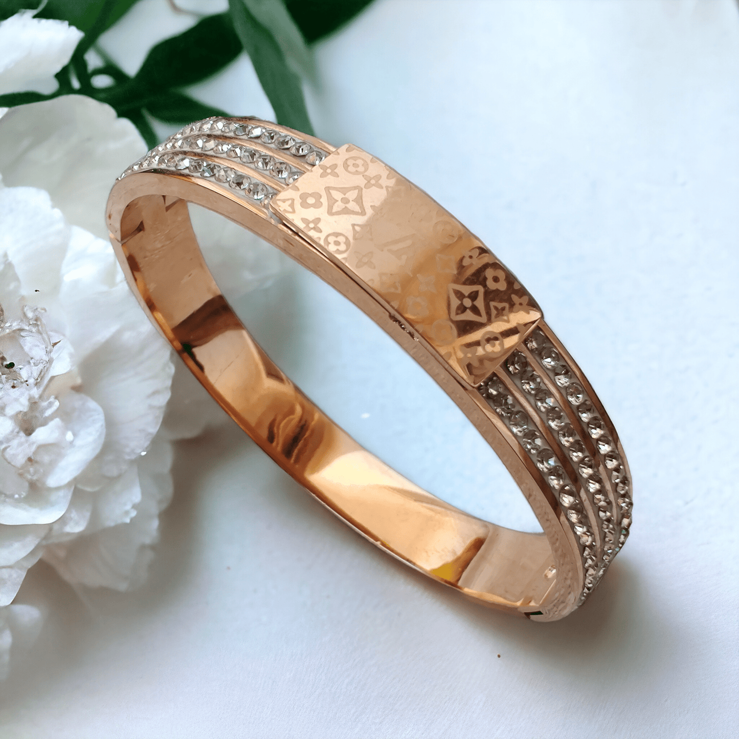 anti tarnish rose gold bracelet