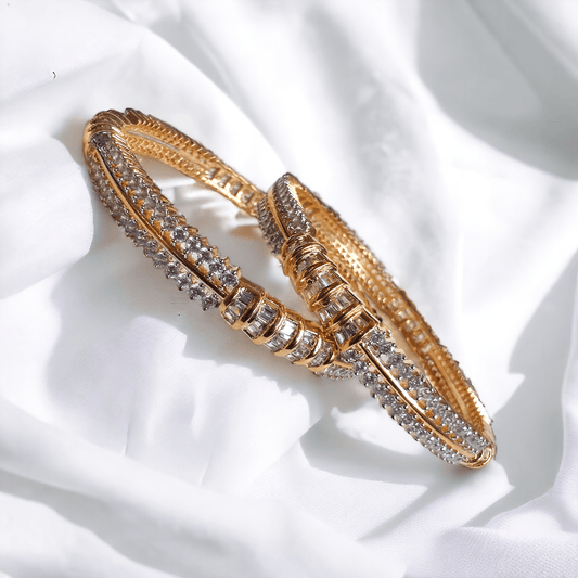 diamond look alike bangles